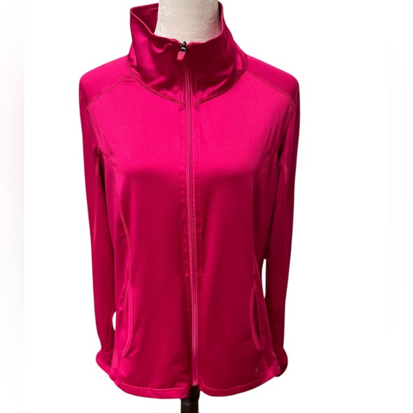 Danskin Now Jackets & Blazers - Danskin Now Women’s XL Pink Full Zip Jacket Semi-Fitted